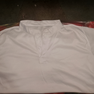 Chinese Collar Polo Shirt - Plain Unisex